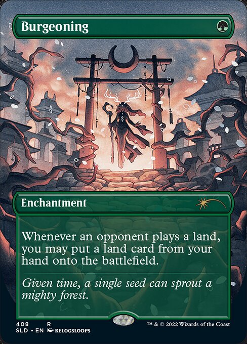 Burgeoning card image