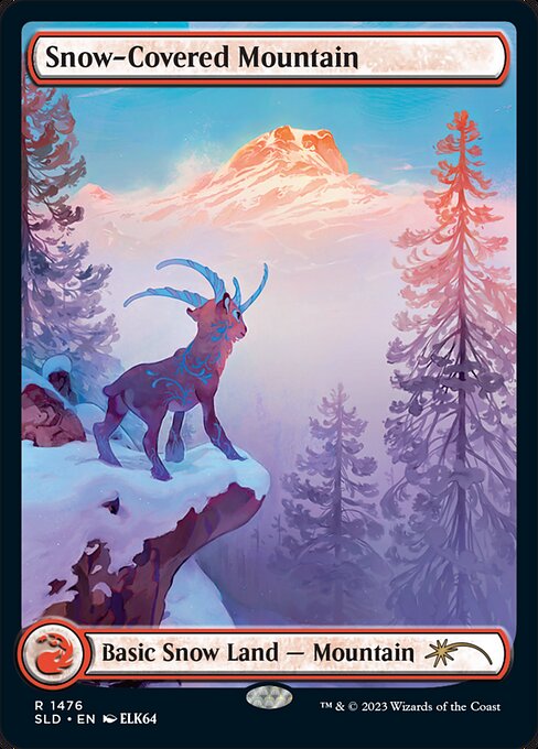 Snow-Covered Mountain card image